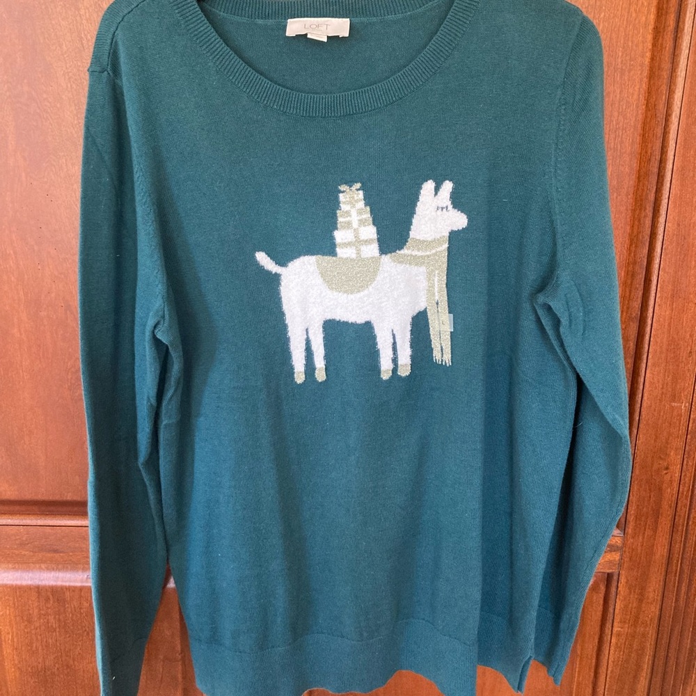 Holiday/Christmas sweater by LOFT